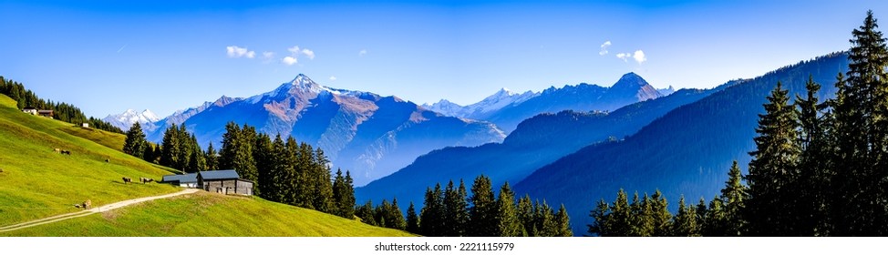 Hut At The Zillertal Mountains