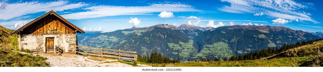 Hut At The Zillertal Mountains