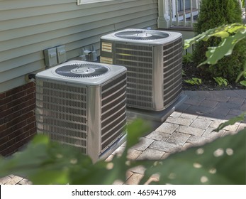 HVAC Heating And Air Conditioning Residential Units Or Heat Pumps