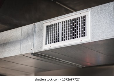 HVAC ventilation hole from FCU unit in office buildings