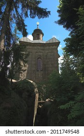 Hvezda chapel in Broumovske rocks - Shutterstock ID 2011749548