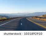 Hwy 188 from Globe to Roosevelt Lake at sunset, AZ, USA