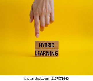 Hybrid Learning Symbol Concept Word Hybrid Stock Photo 2187071443 ...