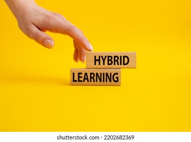 Hybrid Learning Symbol Concept Word Hybrid Stock Photo 2202682369 ...