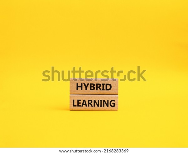 Hybrid Learning Symbol Concept Word Hybrid Stock Photo 2168283369 ...