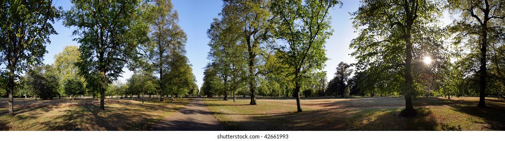 Hyde Park In London In Summer