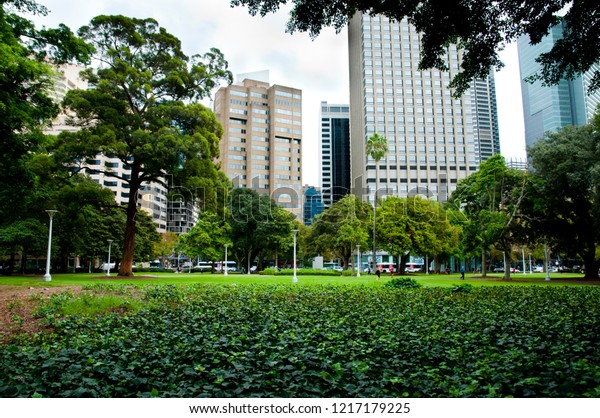 Hyde Park Sydney Australia Stock Photo Edit Now 1217179225