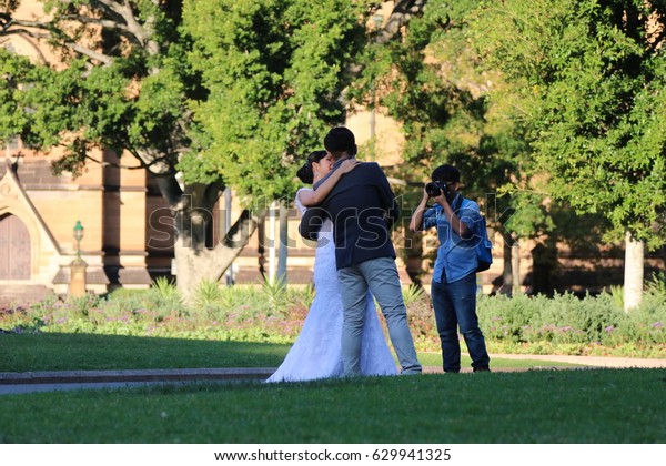 Hyde Park Sydney Australia April 22 Royalty Free Stock Image