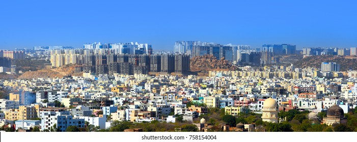 Hyderabad, INDIA - December 16 : Hyderabad is the fourth most populous city and sixth most populous urban agglomeration in India, on December 16,2015 Hyderabad, India