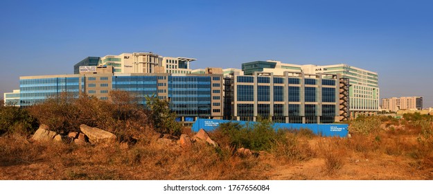 Hyderabad, INDIA - November 29 : Hitec City In Hyderabad Is Major High Tech Business District In India, On November 29,2015 Hyderabad, India