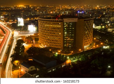 HYDERABAD, INDIA - SEP 19: View Of The Cyber Towers Building In Hyderabad Which Is Considered As Heritage Building For The IT Industry In South India Where This Photo Was Taken On 19 Sep 2013.