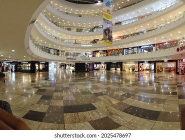 Hyderabad , Telangana,India 07 28 2021 : Empty Shopping Malls In Big Cities Due To COVID Fear