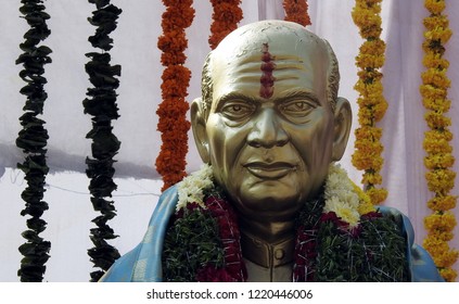 HYDERABAD,INDIA-OCTOBER 31:Statue Of Vallabhbhai Patel Or Sardar Patel,politician ,first Deputy Prime Minister,barrister And Statesman,made India United Independent Nation  On October 31,2018