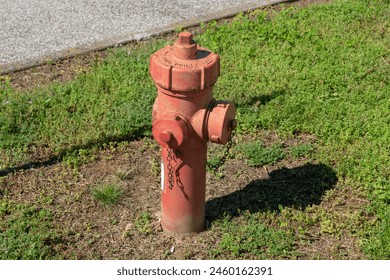 hydrant, fire safety affects the design of the points with the hose connections for the firefighters. fire control and maintenance. fire prevention.
