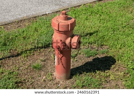 hydrant, fire safety affects the design of the points with the hose connections for the firefighters. fire control and maintenance. fire prevention.