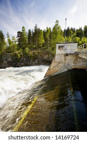 A Hydro Electric Plant On A River