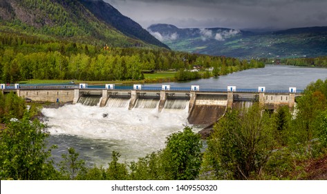 Hydro Power Station In Norway