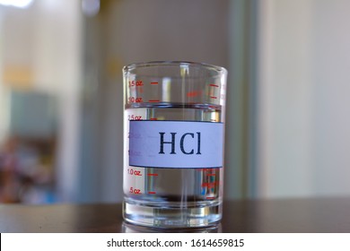 Hydrochloric Acid Solution In Glass