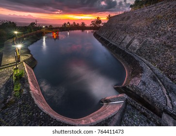 Hydroelectric Dam Of Power Plant In Ngebel, Ponorogo, East Java, Indonesia