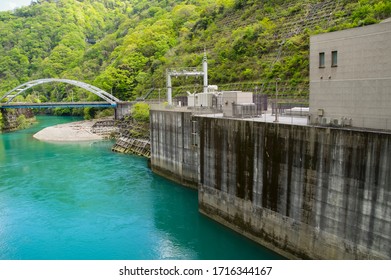 Hydroelectric Facility Attached To The Dam