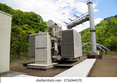 Hydroelectric Facility Attached To The Dam