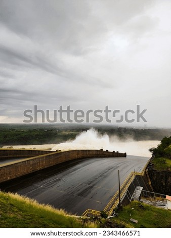 hydroelectric power plant itaipu in brazil