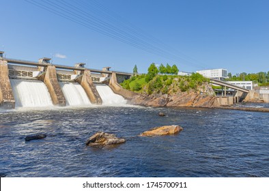 Hydroelectric Power Plant In Norway, Providing Green Power To The Community. 