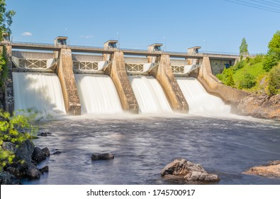 Hydroelectric Power Plant In Norway, Providing Green Power To The Community. 