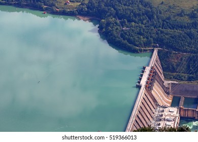 Hydroelectric Power Plant On Drina River Serbia