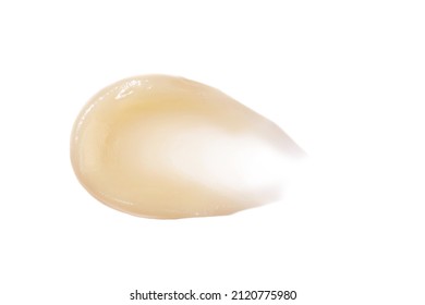 Hydrophilic Oil Based Cleanser Cleansing Balm Swatch. Gentle Makeup Removing Cream Isolated On White. Soft Focus.