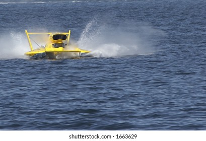 Hydroplane Race-boat