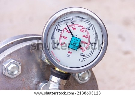 Hydrostatic test and manometer. Pressure measurement is the analysis of an applied force by a fluid liquid or gas on a surface. Pressure is typically measured in units of force per unit of surface.