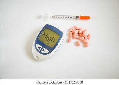 Hyperglycemia And Diabetes Concept