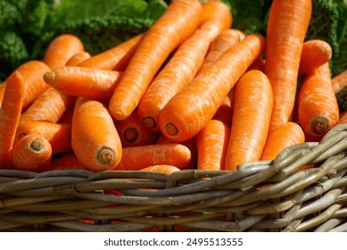 hypermarket heap macro business, store eating produce marketing sale grocery bright ingredient one object freshness carotene summer, agriculture harvest vegan lifestyle wooden carrots natural farm