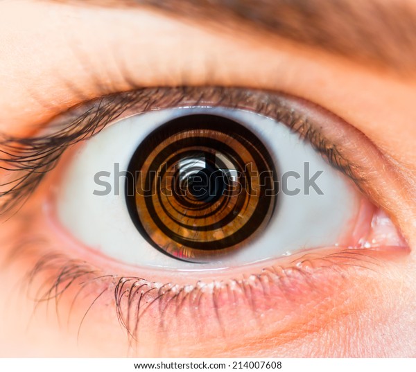 Hypnosis Spiral in
eye