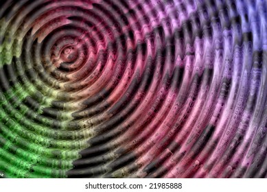 Hypnotic 3D background