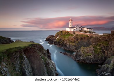 Hypnotizing views at Fanad Head Lighthouse in County Donegal, Ireland