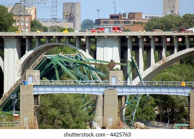 I-35W Bridge Collapse In Minneapolis