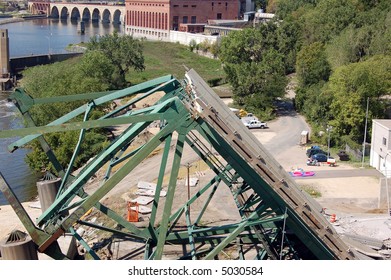 I-35W Bridge Collapse In Minneapolis