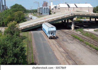 I-35W Bridge Collapse In Minneapolis