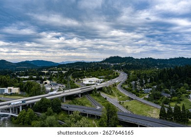 I5 between Springfield and Eugene, Oregon