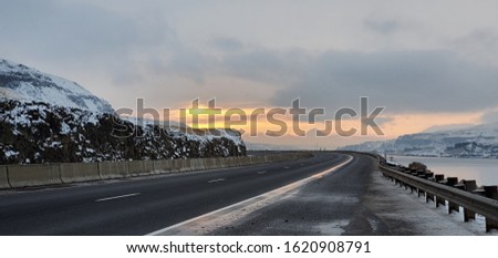 Similar – Image, Stock Photo The highway in the basement