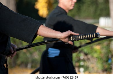 Iaido is a Japanese martial art that emphasizes being aware and capable of quickly drawing the sword and responding to a sudden attack