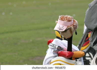 Ian Poulter Bag, Open De France 2006, Golf National, Albatros Course, Paris