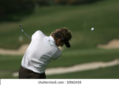 Ian Poulter On 17, Volvo European Masters, Valderrama, Spain, 2005