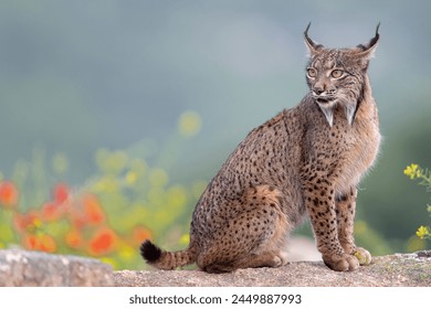 Iberian lynx (Lynx pardinus) Jaen, Spain