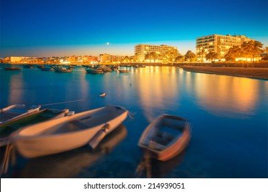 Ibiza Island Night View In San Antonio