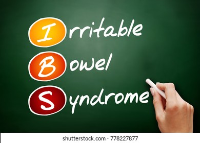 IBS - Irritable Bowel Syndrome, Acronym Health Concept On Blackboard