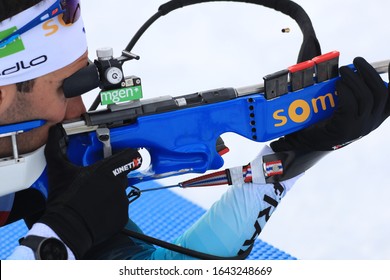 - IBU Biathlon World Championships 2020 - Anterselva - Antholz, Italy On 11/02/2020, Martin Fourcade (FRA) In Action