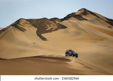 Ica, Peru, 16.1.2019, Nani Roma And His Coodriver , Dakar Rally 2019